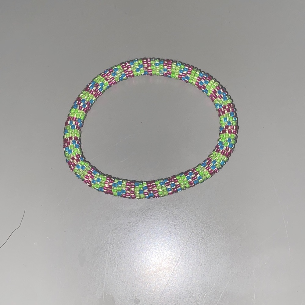 A bright vibrant Lilly Pulitzer bracelet.